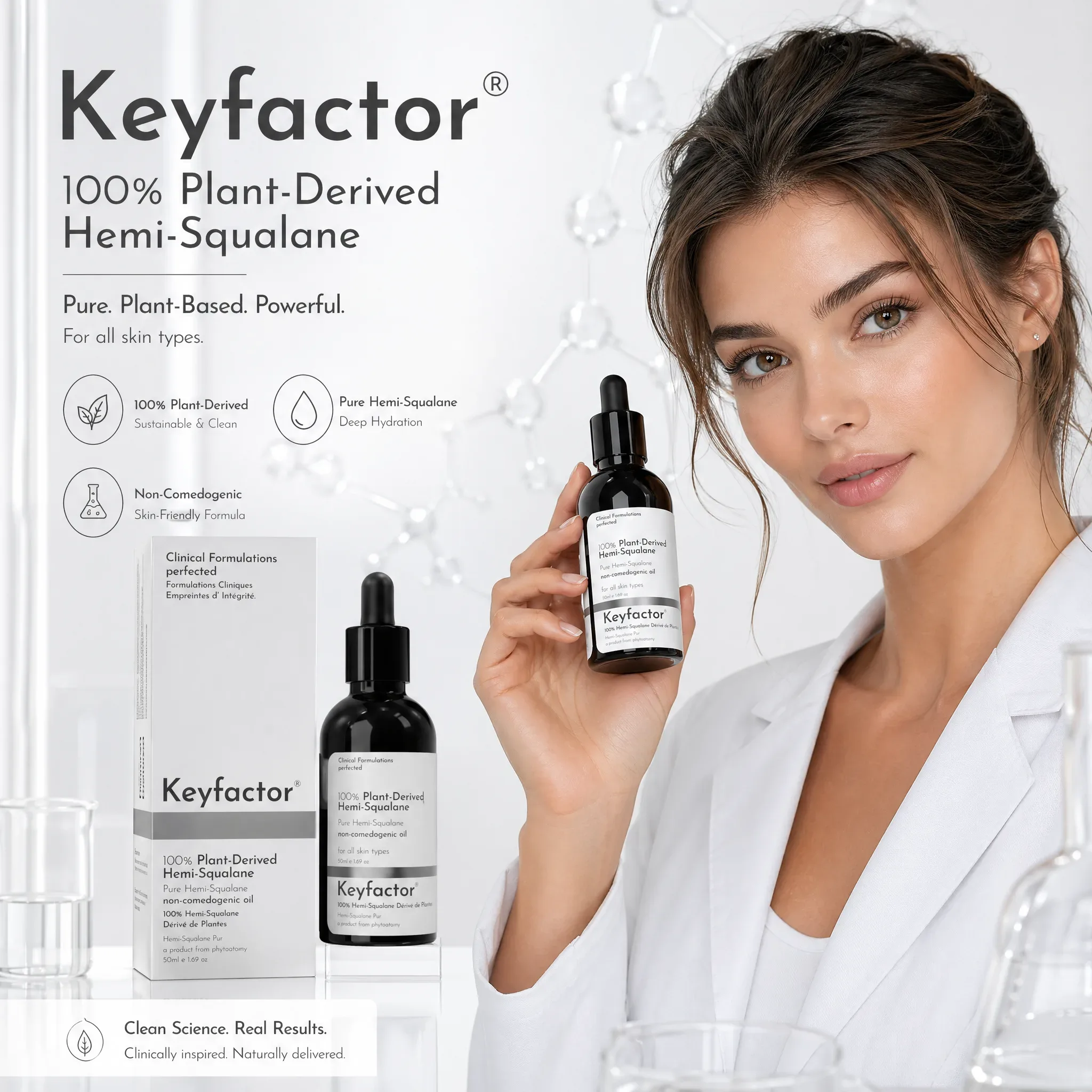 Kf-100% Plant-Derived Hemi-Squalane-50Ml.